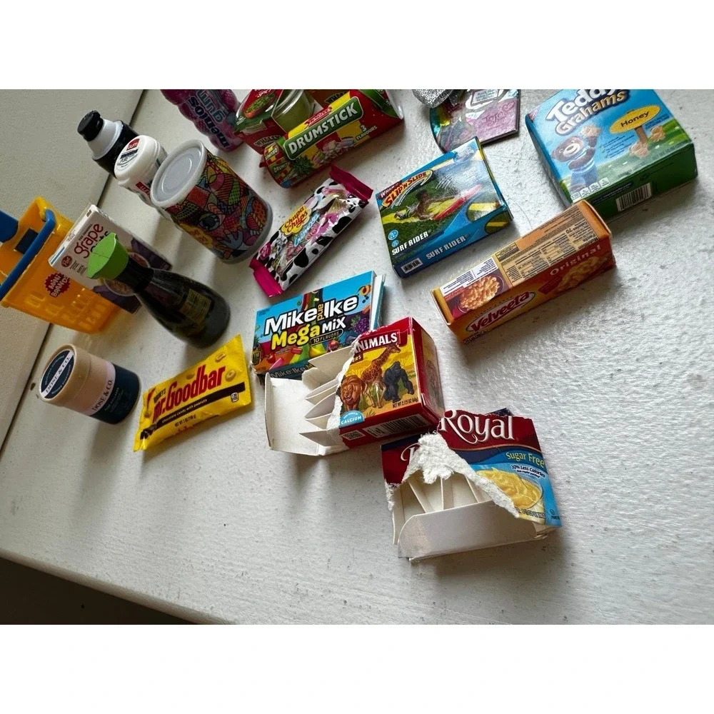 Lot - collection of ZURU Surprise Mini Brands miniature food dollhouse